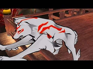 Amaterasu releasing her gas pt3 [scat warning] (animation by Gassy-Gaming-Wolf on furaffinity.net)