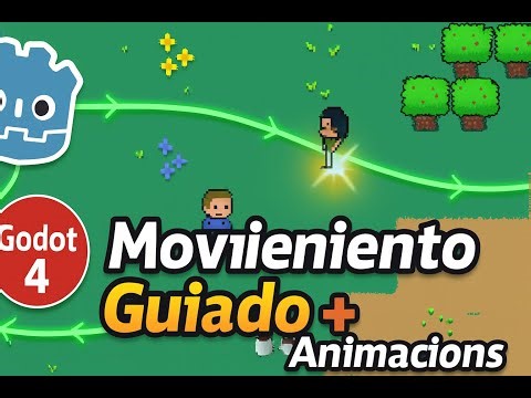 Godot 4: Movimiento Guiado con Path2D y PathFollow2D + Animaciones para Enemigos y NPCs
