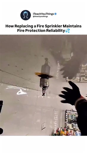 I Teach You Things | Many people assume a fire sprinkler will work forever once it is installed. The truth is that sprinklers are mechanical safety devices... | Instagram