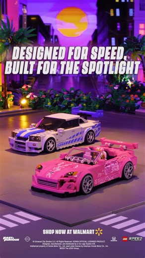Walmart on Instagram: "Sliding into the week fast & furious 🏎️ Shop new @LEGO x @thefastsaga at the link in bio. #FastAndFurious"