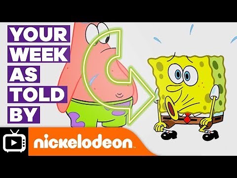 SpongeBob SquarePants | Your Week As Told By SpongeBob | Nickelodeon UK