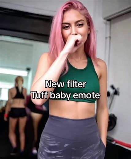 New filter Tuff baby emote #tuffbaby #aibaby #memes #fyp #trending