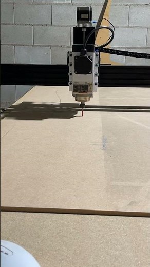 First cut project with diy cnc using esp32 with w5500 to run linuxcnc via ethernet #woodworking #cnc