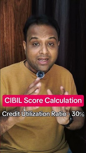 How is CIBIL Score Calculated? 🔥 4 Main Factors 2025 #Shorts #youtubeshorts #shortsfeed