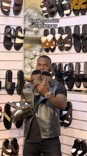 Stylish Clark's Sandals for Men - Only 90,000 UGX!