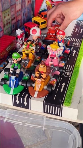 super Mario cars #asmr #supermario #toys #lego #cars
