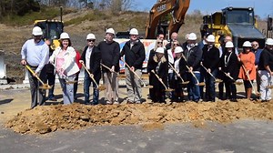 12K views · 206 reactions | London Mayor Troy Rudder and Laurel County Judge-Executive David Westerfield welcomed the new Air Raid Trampoline Park during ground breaking ceremonies Friday. The park is located at Shiloh Landing behind Fairfield Inn and Hampton Inn. It will open this fall. “We picked London, Ky. specifically because of the growth, because of the location, roadways…Just seeing the possibilities here,” partner Mike Taylor said. | The City of London | Facebook
