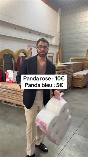 Panda rose : 10€ Panda bleu : 5€ #fyp #pourToi