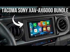 Toyota Tacoma Sony XAV-AX6000 Plug & Play Kit Installation | 2016 - 2023 Toyota Tacoma