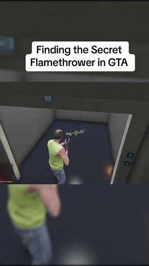 Super secret and rare GTA weapon #flamethrower #grandtheftauto5 #gta5 #gtav #gtasecret #gta