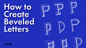 How to Create Beveled Letters