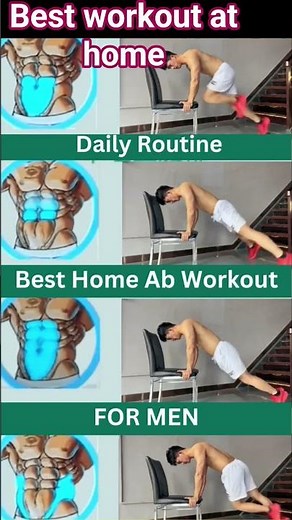 10-Minute Home Ab Workout — Get Ripped Abs Fast Without Equipment! #shorts