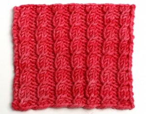 Fancy Stitch Combos - Easy Cable Rib - v e r y p i n k . c o m - knitting patterns and video tutorials