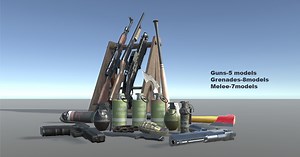 HQ Weapons Pack | 3D Weapons | Unity Asset Store