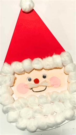 2.1K views | Easy paper plate Santa craft for kids! | Maternity Comfort Solutions | Facebook