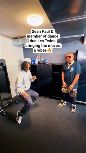 Sean Paul & member of dance duo Les Twins bringing the moves & vibes🔥