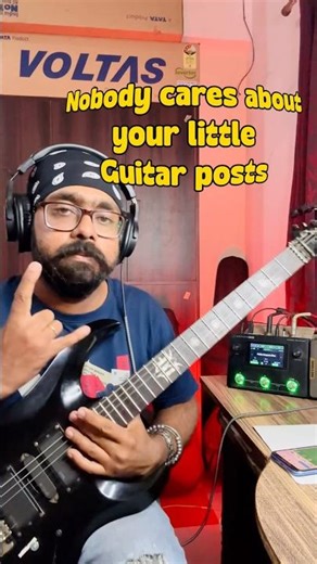 Nobody Cares About Your Guitar Posts… Except one Friend 😂