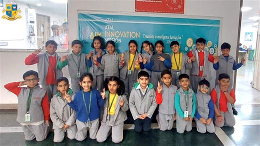 Tech Fest 2025: Igniting Young Minds for Innovation With the aim of fostering curiosity and enthusiasm for technology, an exciting Tech Fest was organized from 17 to 20 February, 2025 for students of grade II. The fest kicked off with a visit to the ‘Atal Tinkering Lab’, where students had a hands-on experience with various tech gadgets and tools. They were introduced to basic concepts of robotics and automation, operating simple robots that sparked their curiosity and excitement. They were part