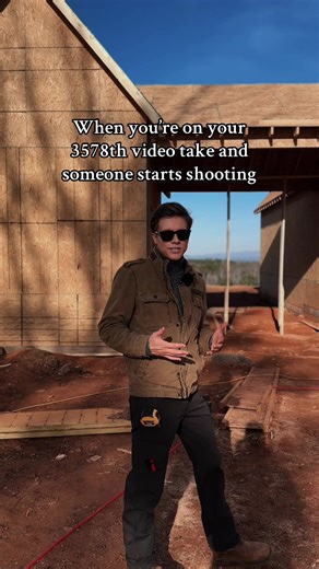 Set aside Sunday to film 3 houses I’m building. Lighting’s brutal. Audio’s cooked. Then someone starts shooting. Production value: questionable. #outtakes #blooper #homebuilder #northgeorgia