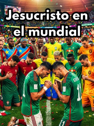 Jesucristo Está Presente En El Mundial 😱⚽ #GloriaAJesus #Fe #Fútbol #Mundial2026