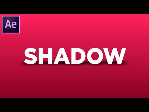 Create Perfect Shadow in After Effects | Text Shadow After Effects Tutorial