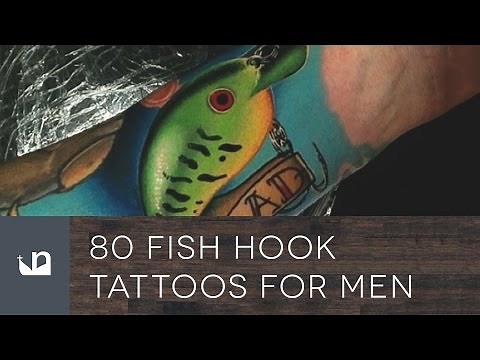 80 Fish Hook Tattoos For Men