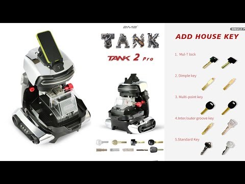 2024 New 2M2 Tank 2 Pro Key Cutting Machine Introduction- OBDII365