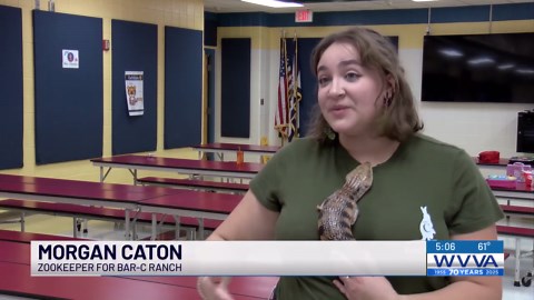 Virginia-based Petting Zoo visits Princeton Primary