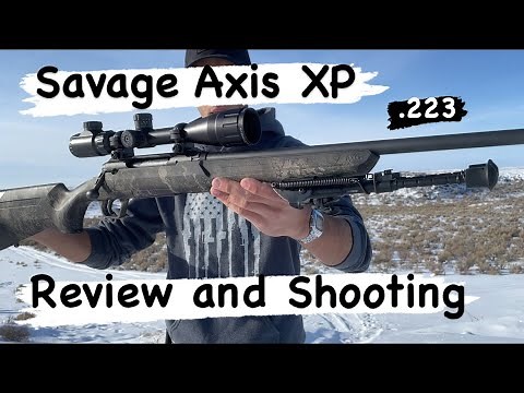 Savage Axis XP Review and Shooting - .223 Rem