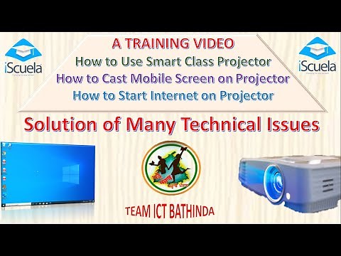 How to Use Projector in Smart Classroom | A Training For Primary School Teachers