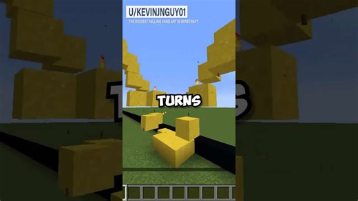 Biggest sand art ever in Minecraft