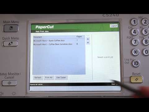 PaperCut MF for Canon Application Tour