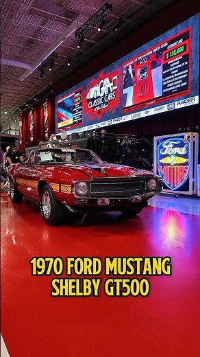1970 Ford Mustang Shelby GT500. #classiccarauction #gaaclassiccars #fordmustangshelbygt500