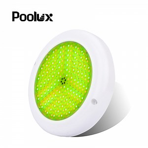 [Hot Item] 2025 New Modern 25W IP68 Warm White 12V Waterproof Remote PC SMD Ultra Flat LED Underwater Swimming Pool Lights
