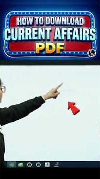 How to download Current Affairs PDF 🤔📁 #currentaffairs #currentaffairs2026 #pw #bankingwallah
