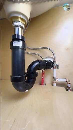 Misaligned Drain? Quick P-Trap Solution #shorts