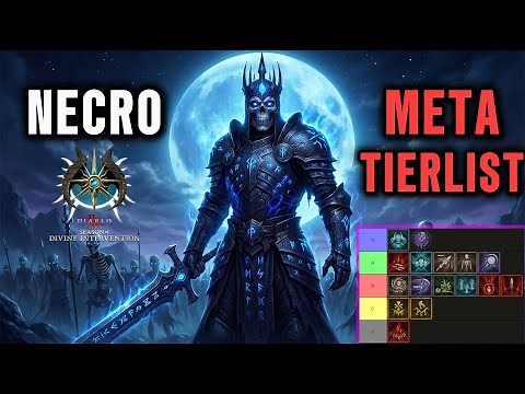 S11 BEST NECRO BUILDS META TIERLIST | Diablo 4 Season 11 Necromancer S-Tier Build SKULM #skulm