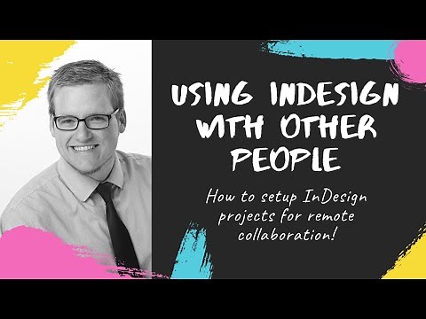 How to use InDesign with multiple people in the same project file remotely. Online Indesign hack.