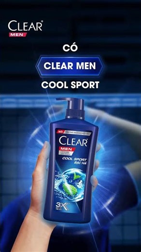 Chiến thắng trong tầm tay. Clear Men Cool Sport Bạc Hà nâng cấp da đầu - đồng hành bứt phá!