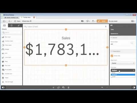 Qlik Sense - Using the KPI Object
