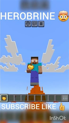 HEROBRINE in MINECRAFT #shorts​ #minecraft​ #herobrine​ #viral​ #trending​