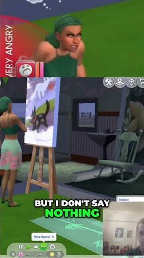 DID JOHNNY BREAK MY SIM’S HEART?! I’m not okay 💔 #Deucegsgaming #shorts #sims4