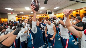 Inside the Patriots Locker Room After New England's Win Over the Titans | Postgame Celebration
