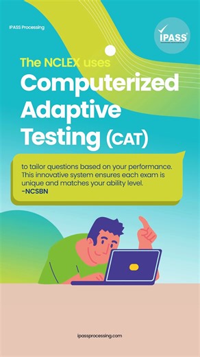 💌 𝐋𝐞𝐭 𝐲𝐨𝐮𝐫 𝐡𝐞𝐚𝐫𝐭 𝐚𝐧𝐝 𝐤𝐧𝐨𝐰𝐥𝐞𝐝𝐠𝐞 𝐠𝐮𝐢𝐝𝐞 𝐲𝐨𝐮. ❤️‍🩹 💡 NCLEX Tip: Every test is unique! The Computerized Adaptive Testing (CAT) adjusts questions based on your answers, so stay confident, stay focused, and trust your preparation. 🖥️✨ With 𝐈𝐏𝐀𝐒𝐒 𝐏𝐫𝐨𝐜𝐞𝐬𝐬𝐢𝐧𝐠, you get tips, insights, and guidance to pass the NCLEX with heart and strategy. 💙 📩 Message us today and start your journey to success! #RN #NCLEX #NCLEXRN #NCLEXTIPS #NCLEXPASS #NCLEXEXAM #NCLEXH