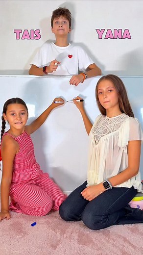 Can two people draw one heart? Let’s try! 😍❤️ #viral #challenge | Katerina Chirkina