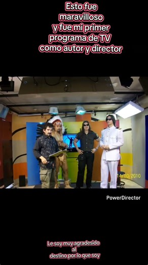 Mi primer programa de television como autor y director