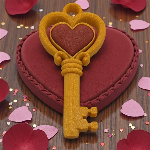 Golden Heart Key Clicker Fidget Toy, 3D Printed, Multi Color, Desk Toy, Stress Relief, Valentine’s Day Gift - Etsy UK