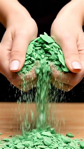 Fresh Green Cylinder Soap | Hand-Held ASMR Crush
