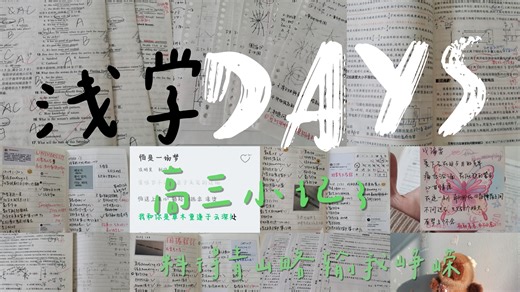 【高三】亲爱的老己，无论如何，今年辛苦了