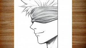 gojo satoru drawing tutorial . . . #GojoSatoru #JujutsuKaisen #AnimeDrawing #GojoDrawing #AnimeArt #DrawingTutorial #PencilSketch #AnimeSketch #FanArt #ArtVideo | EZY Draw